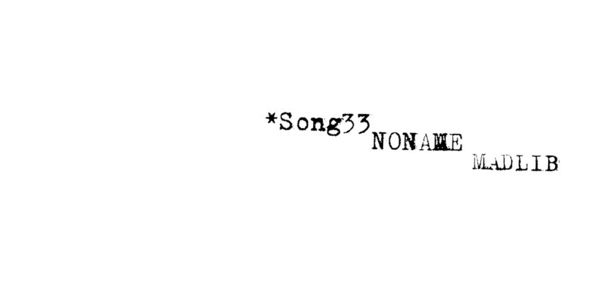【和訳・解説】 Song 33 – Noname